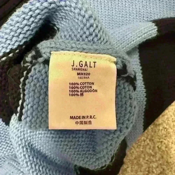 John Galt Striped Oversized Sweater - Picture 6 of 8